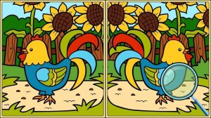 Spring Differences Spot the Difference Game
