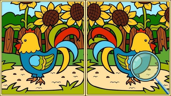 Spring Differences Spot the Difference Puzzle Game