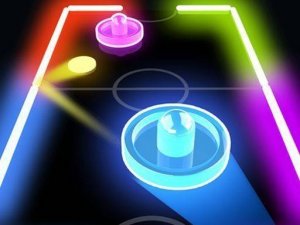 Glow Hockey HD Online Game