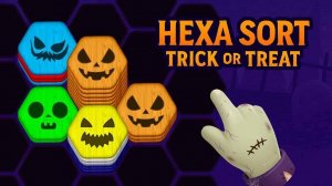Hexa Sort Trick or Treat Puzzle Game