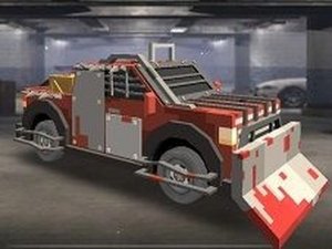 Blocky Track Brawl
