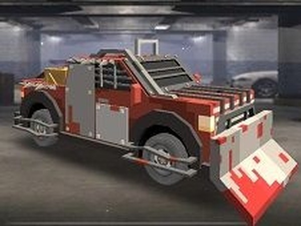 Blocky Track Brawl