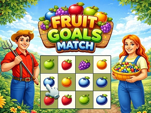 Fruit Goals Match Puzzle