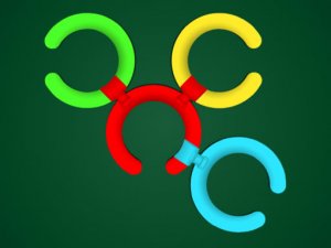 Colored Rings Puzzle Game
