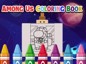 Among Us Coloring Book: Fun Crewmate & Imposter Art Game