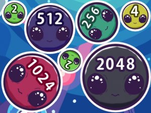 Alien Merge 2048 Online Puzzle Game
