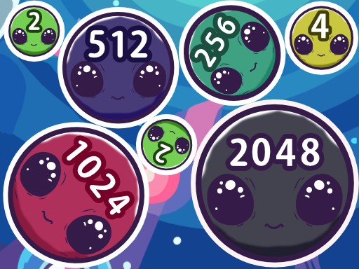 Alien Merge 2048 Online Puzzle Game