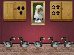 Red Wood House Escape Puzzle Game