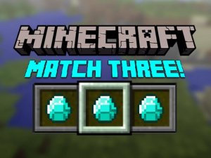Minecraft Match Three Puzzle Game