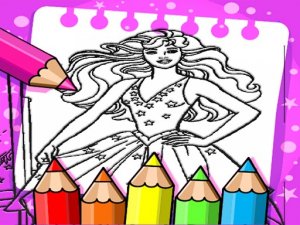 Barbie Coloring Book Online Game
