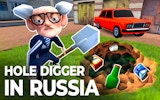 Hole Digger in Russia: Digging Simulator Online Game - Arcade Game
