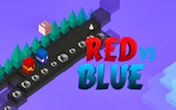 Red VS Blue: Endless Isometric Runner Online Arcade Game