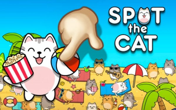 Spot The Cat Hidden Object Puzzle